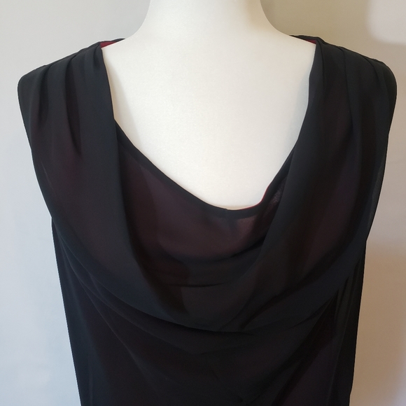 Cinema Etoile Sleeveless Cowl Neck Blouse - Picture 2 of 8